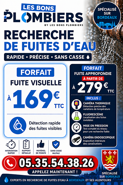 Recherche de Fuite Pessac